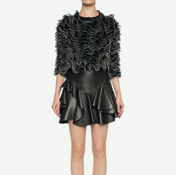Alexander McQueen Jackets & Blazers - NWT Alexander McQueen frill cardigan